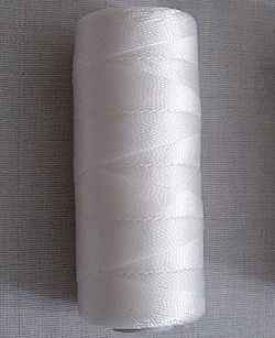 100% Nylon Tasbih Thread Roll 12 ply 100 gram White ID # 5689