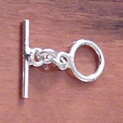 Sterling Silver Toggle Clasp 1 cm 1.4 gram ID # 4083