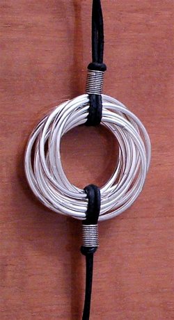 Skein Bundle 14 Rings Sterling Silver 38 mm 20 gram ID # 4183