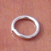 Lot of 2 Sterling Silver Open Jump Ring 12 mm 1.2 gram ID # 4506