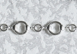 Bulk Hand Made Silver Chain 24 inch 25.75 gram ID # 4594