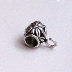 Sterling Silver Rondelle Spacer Bead 5 mm 2.5 gram ID # 4935