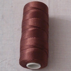 100% Nylon Tasbih Thread Roll 12 ply 100 gram Brown ID # 5677