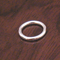 Sterling Silver Closed Jump Ring 15 mm 1.2 gram ID # 5713