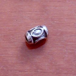Sterling Silver Rondelle Beads 6 mm 1.2 gram ID # 5810