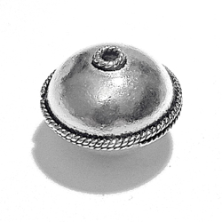Sterling Silver Bead 17 mm 3 gram ID # 5878