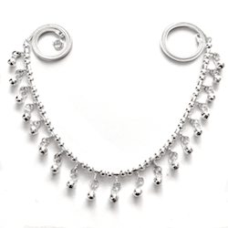 Full Sterling Silver Necklace 19.4 gram 50 cm ID # 5908