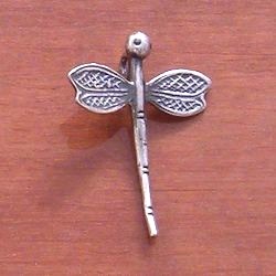 Sterling Silver Charm Pendant Dragonfly 33 mm 2.4 gram ID # 5928
