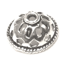 Sterling Silver Bead Cap 12 mm 1.1 gram ID # 6116