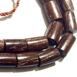 Kuka Coco De Mer Islamic Prayer Beads Tiny Tasbih Barrel shape ID # 6239