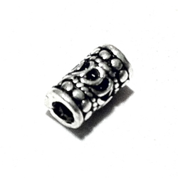 Lot of 2 Sterling Silver Rondelle Bead Spacer 7x4 mm 1 gram ID # 6402