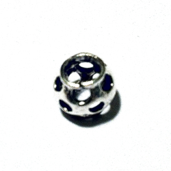 Sterling Silver Rondelle Bead Spacer 9x9 mm 1.3 gram ID # 6413