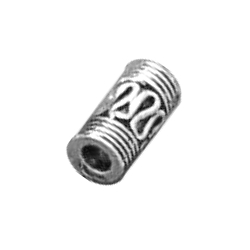 Sterling Silver Tubular Bead Spacer 9x5 mm 1 gram ID # 6416