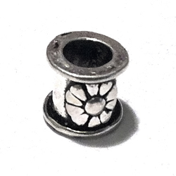 Sterling Silver Rondelle Bead Spacer 8x7 mm 1.1 gram ID # 6419