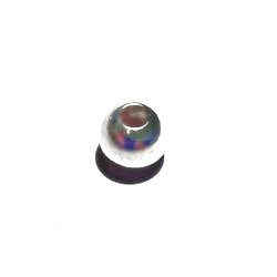 Lot of 10 Sterling Silver Bead 4 mm 1 gram ID # 6511
