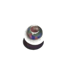 Lot of 5 Sterling Silver Bead 5 mm 1 gram ID # 6512