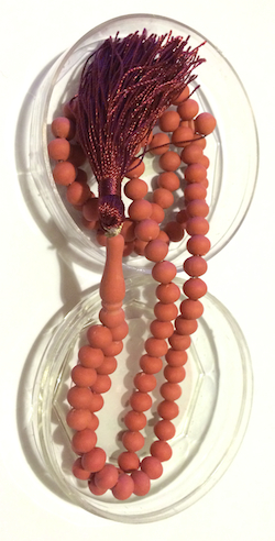Turkish Rose Concrete Islamic Prayer Beads Perfumed 99 Namaz Tasbih ID # 6731