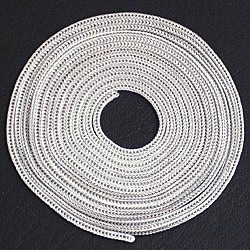 Antique Anatolian loop-in-loop silver chain for necklace 60 cm ID # 6822