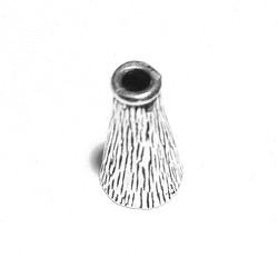Sterling Silver Bead Cap Cone 14 mm 2 gram ID # 6847