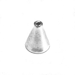 Sterling Silver Bead Cap Cone 10 mm 1 gram ID # 6860