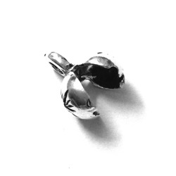 Sterling Silver Charm Knot Holder Crimp 9 mm 1.2 gram ID # 6867