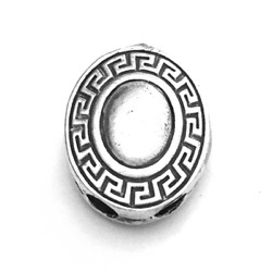 Sterling Silver Imame Bead for Tasbih 18 mm 4.15 gram ID # 6948