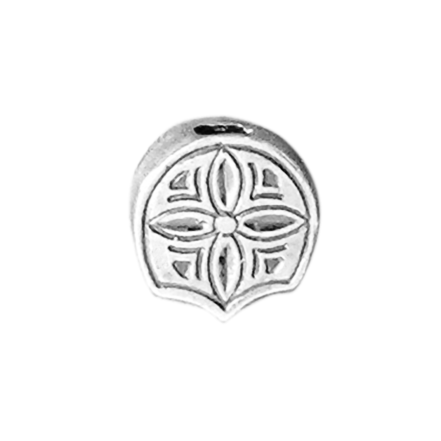 Priest Bead For Greek Komboloi Turkish Sterling Silver 4.5 gram 17 mm ID # 3242 - Click Image to Close