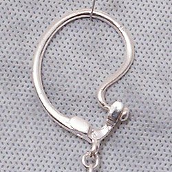 Sterling Silver Keychain Keyring Finding 43 mm 7 gram ID # 3762 - Click Image to Close