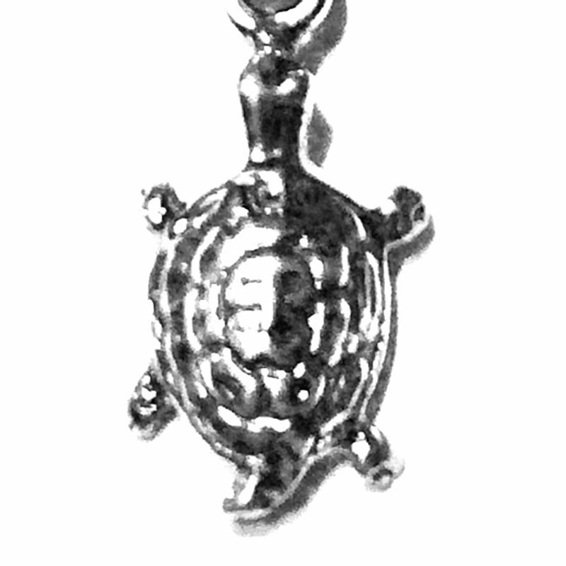 Sterling Silver Charm Tortoise 18 mm 1.1 gram ID # 3938 - Click Image to Close