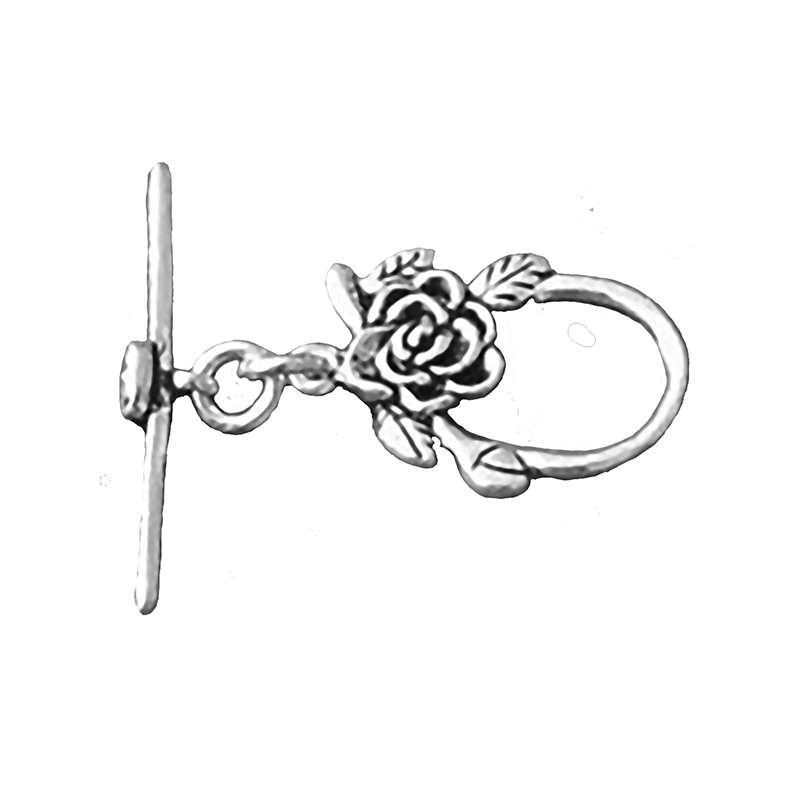 Sterling Silver Toggle Clasp 23 mm 3 gram ID # 4080 - Click Image to Close