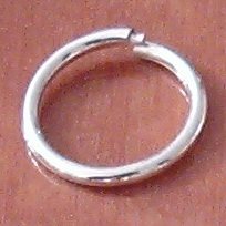 Sterling Silver Spring Jump Ring 2 cm 1.5 gram ID # 4092 - Click Image to Close