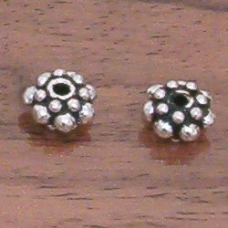 Silver Spacer Beads 8 mm 1 gram ID # 4450 - Click Image to Close