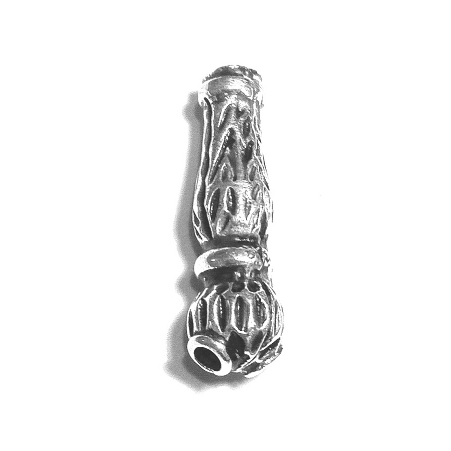 Sterling Silver Bead Imame for Tasbih 2 cm 2 gram ID # 4464 - Click Image to Close