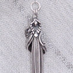 Turkish Sterling Silver Tassel 12 gram 95 mm ID # 4704 - Click Image to Close