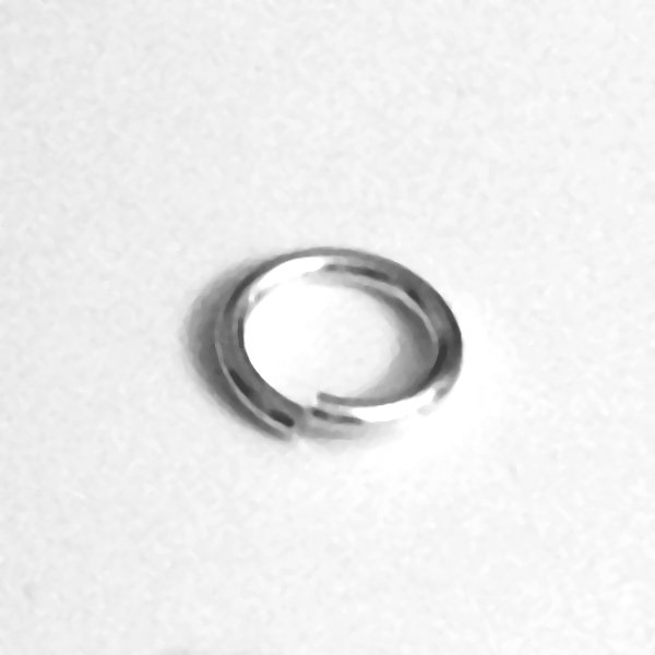 Lot of 2 Sterling Silver Open Jump Ring 11 mm 1.2 gram ID # 4731 - Click Image to Close