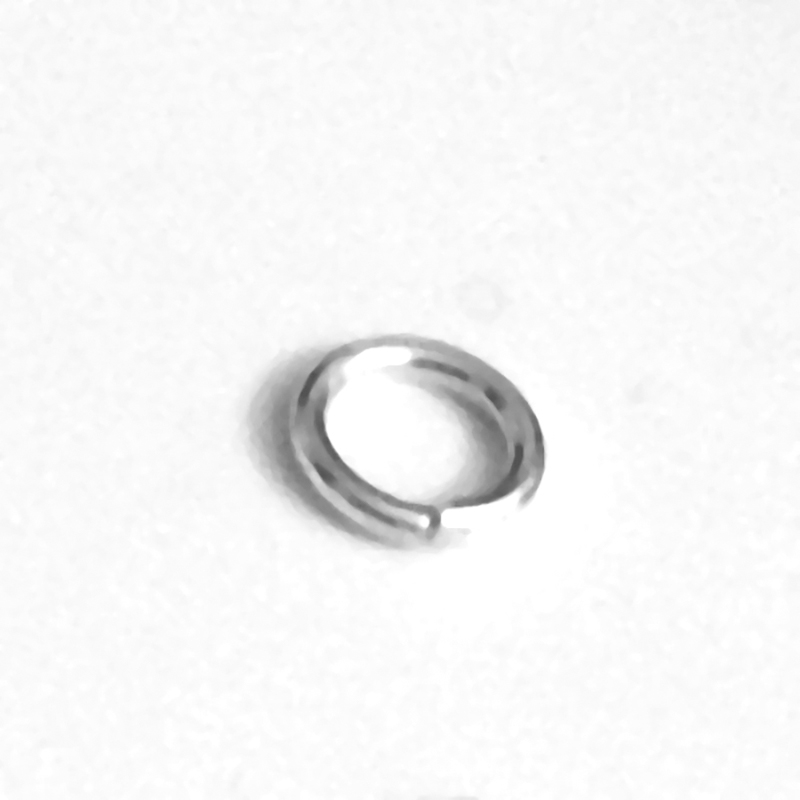 Lot of 3 Sterling Silver Open Jump Ring 9 mm 1.2 gram ID # 4732 - Click Image to Close