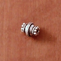 Sterling Silver Bead 9 mm 1.2 gram ID # 5659 - Click Image to Close