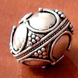 Sterling Silver Bead Ball 2 cm 7 gram ID # 5683 - Click Image to Close