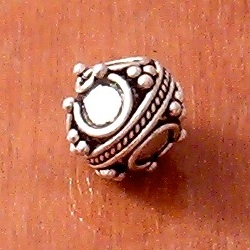 Sterling Silver Bead 10 mm 3 gram ID # 5686 - Click Image to Close