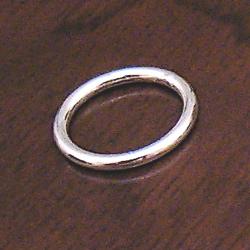 Sterling Silver Closed Jump Ring 15 mm 1.5 gram ID # 5714 - Click Image to Close