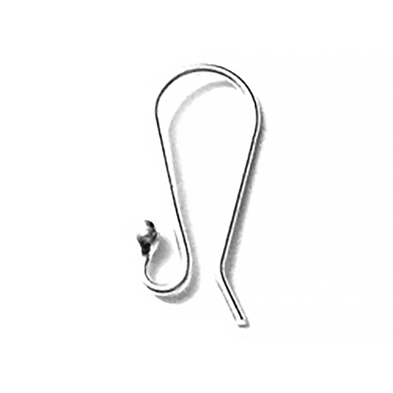 2 pairs of Sterling Silver Blank Fish Hook Earrings 2 cm 1.6 gram ID # 5787 - Click Image to Close