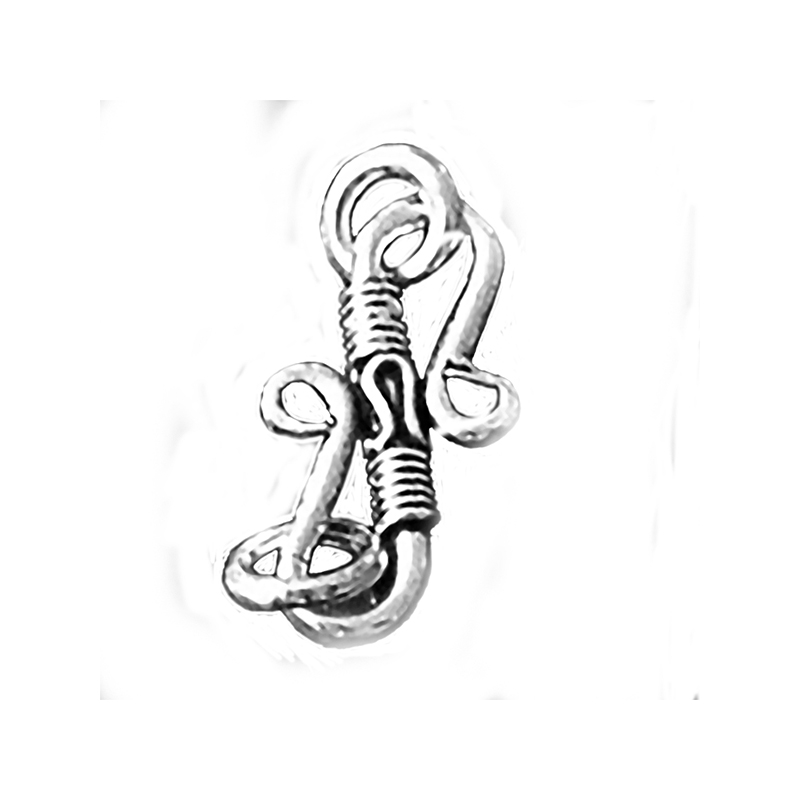 Sterling Silver Clasp 2 cm 1.4 gram ID # 5797 - Click Image to Close