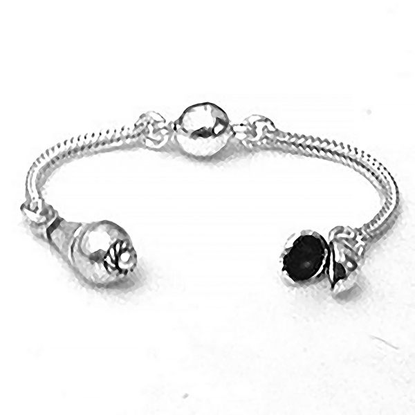 Sterling silver top attachment for tasbih 5-7 mm 9 cm ID # 6132 - Click Image to Close