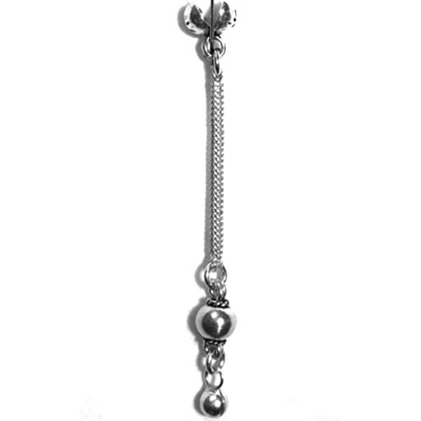 Sterling silver top attachment for tasbih 5-7 mm 55 mm ID # 6136 - Click Image to Close