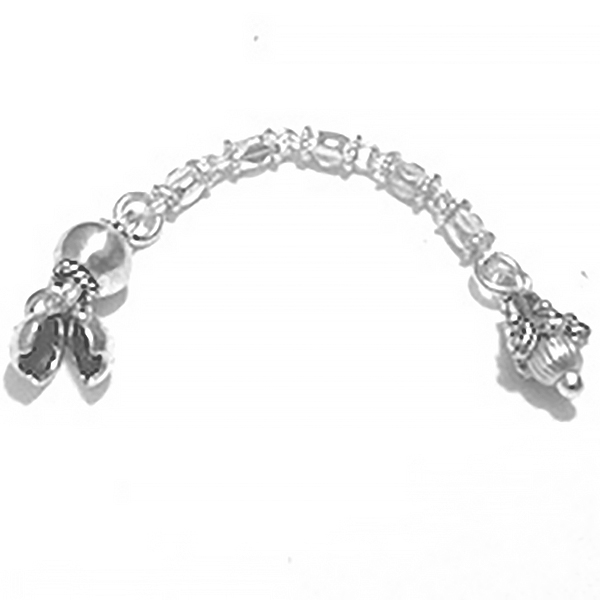 Sterling silver top attachment for tasbih 5-7 mm 7 cm ID # 6138 - Click Image to Close