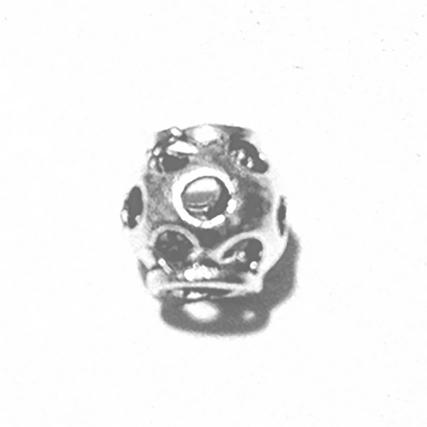 Sterling Silver Rondelle Bead Spacer 9x9 mm 1.3 gram ID # 6413 - Click Image to Close