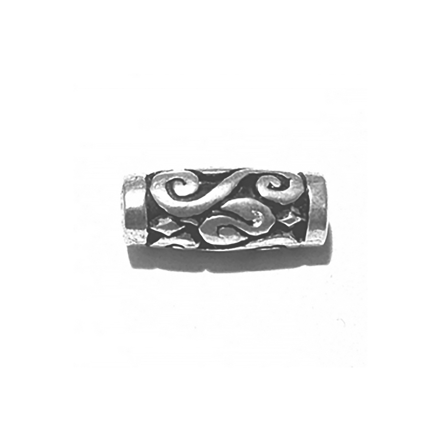 Sterling Silver Rondelle Bead Spacer 22x7 mm 2.7 gram ID # 6414 - Click Image to Close