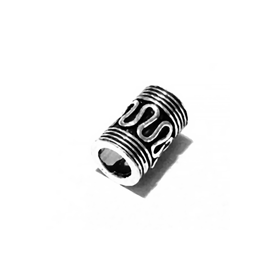 Sterling Silver Rondelle Bead Spacer 11x7 mm 1.6 gram ID # 6415 - Click Image to Close