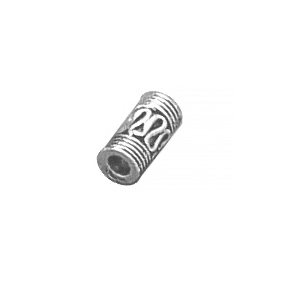 Sterling Silver Tubular Bead Spacer 9x5 mm 1 gram ID # 6416 - Click Image to Close