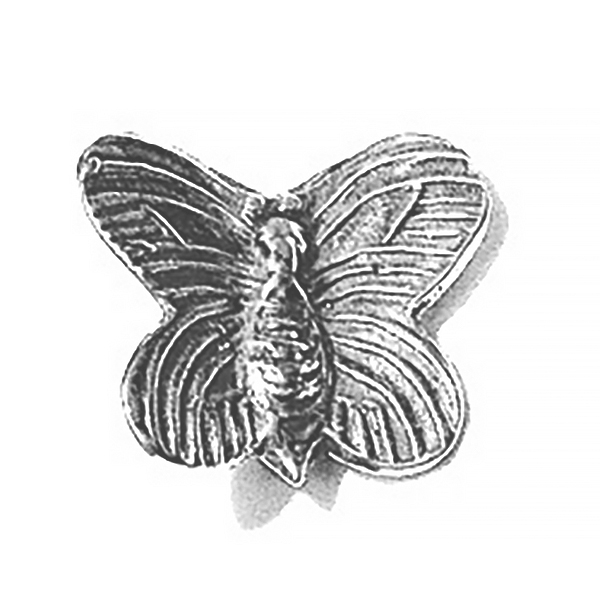 Sterling Silver Butterfly Rondelle Bead Spacer 15 mm 1.6 gram ID # 6426 - Click Image to Close